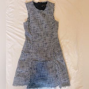 Navy and white Banana Republic dress size 4